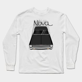 Chevrolet Nova 1966 - 1967 - tuxedo black Long Sleeve T-Shirt